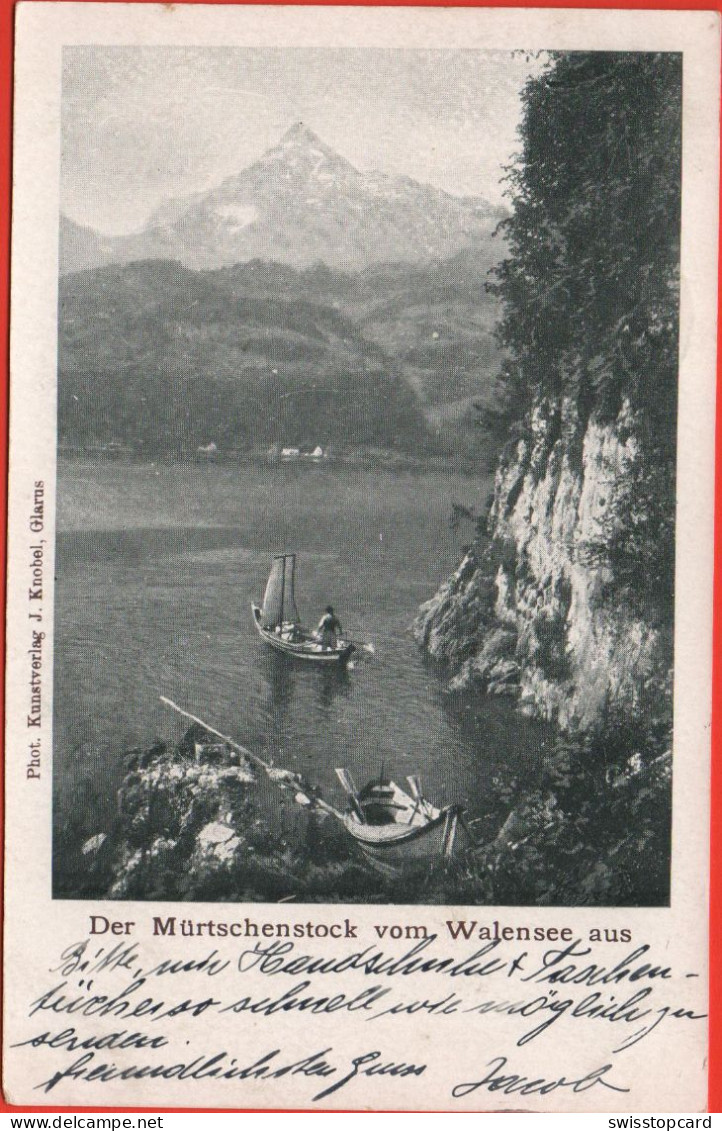 WEESEN Der Mürtschenstock Vom Walensee Aus - Weesen