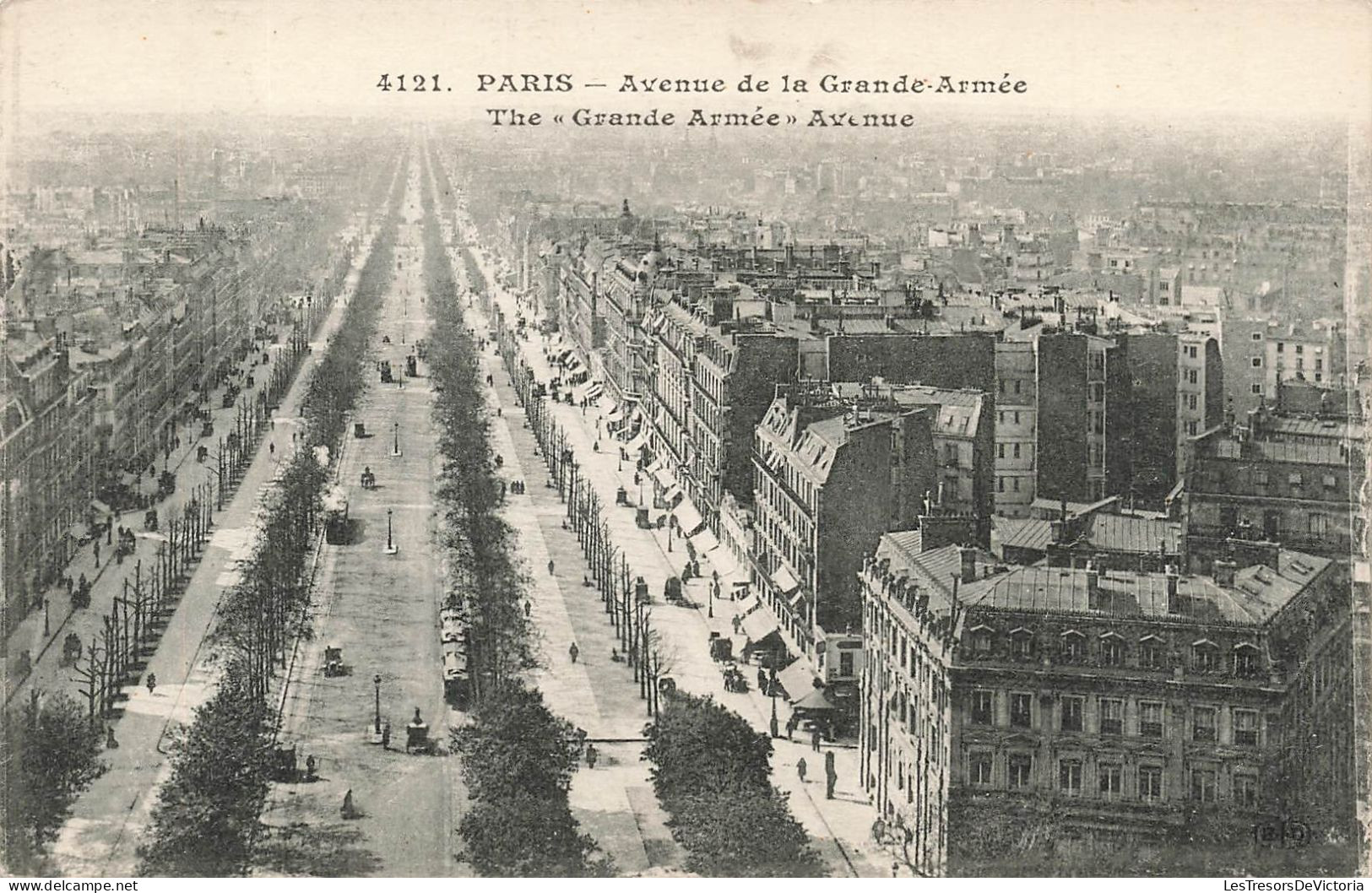 FRANCE - Paris - Avenue De La Grande Armée - The Grande Armée - Avenue - Animée - Carte Postale Ancienne - Autres Monuments, édifices