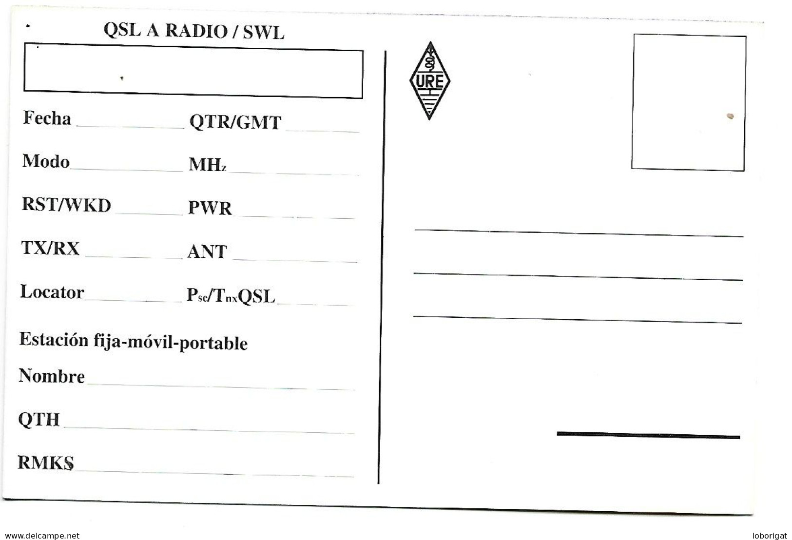 TARJETA NUEVA PARA RADIOAFICIONADO.- QSL A RADIO / SWL - Vaticaanstad