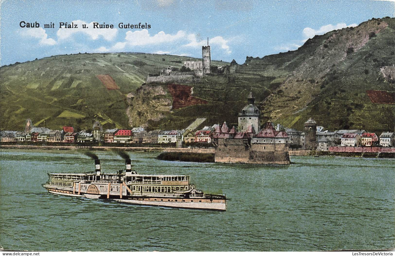 BELGIQUE - Caub - Caub Mit Pfalz - Ruine Gutenfels - Carte Postale Ancienne - Kaub