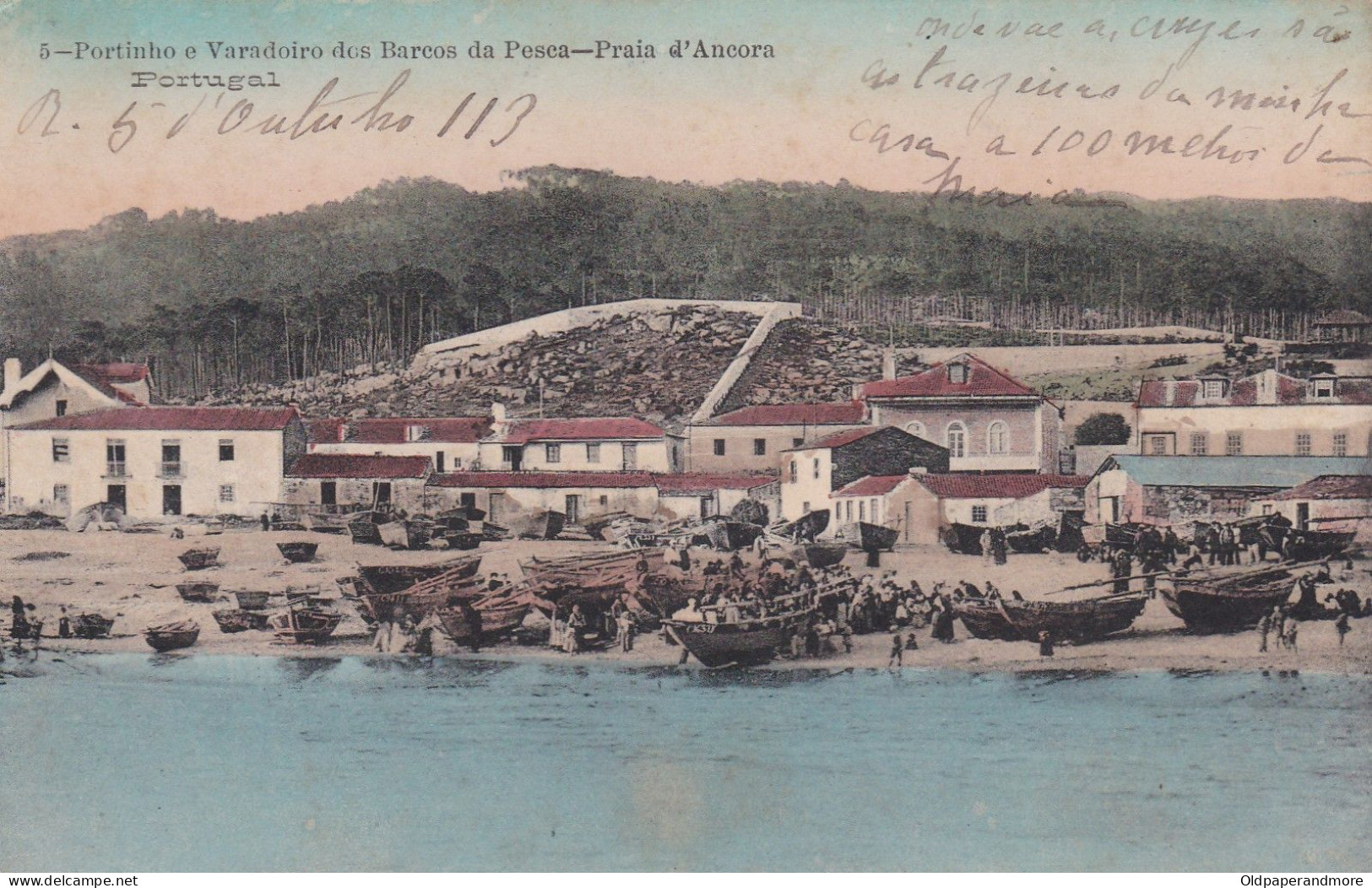 POSTCARD PORTUGAL - VILA PRAIA DE ANCORA - PORTINHO E VARADOIRO DOS BARCOS DE PESCA - Viana Do Castelo