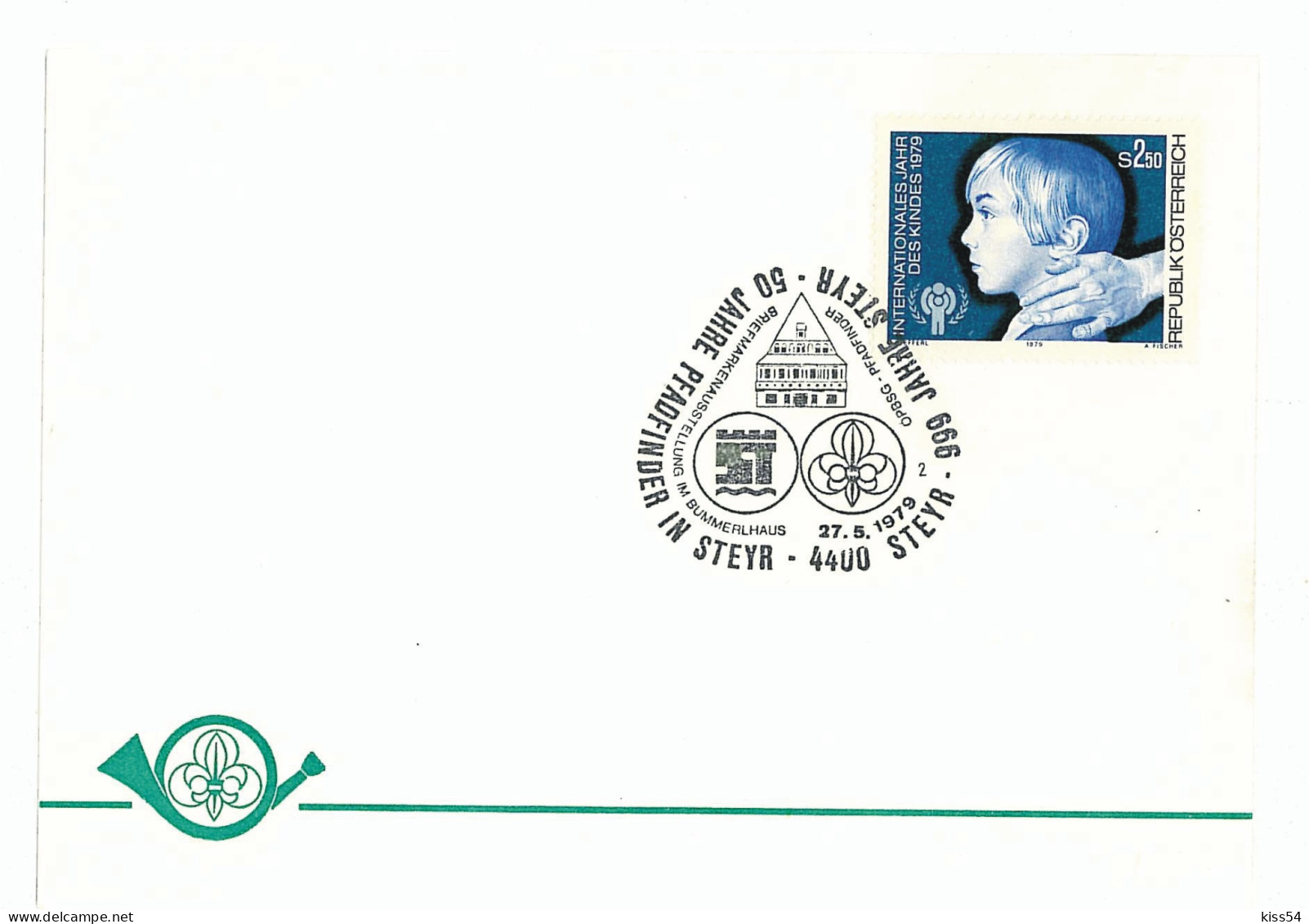 SC 46 - 971 Scout AUSTRIA - Cover - Used - 1979 - Cartas & Documentos
