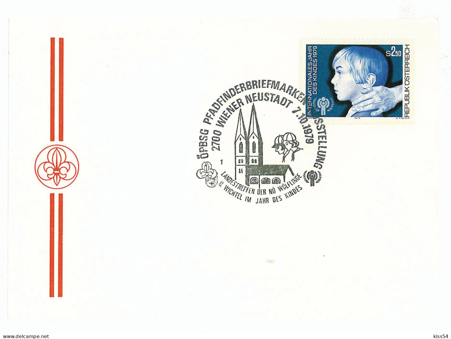 SC 46 - 968 Scout AUSTRIA - Cover - Used - 1979 - Lettres & Documents