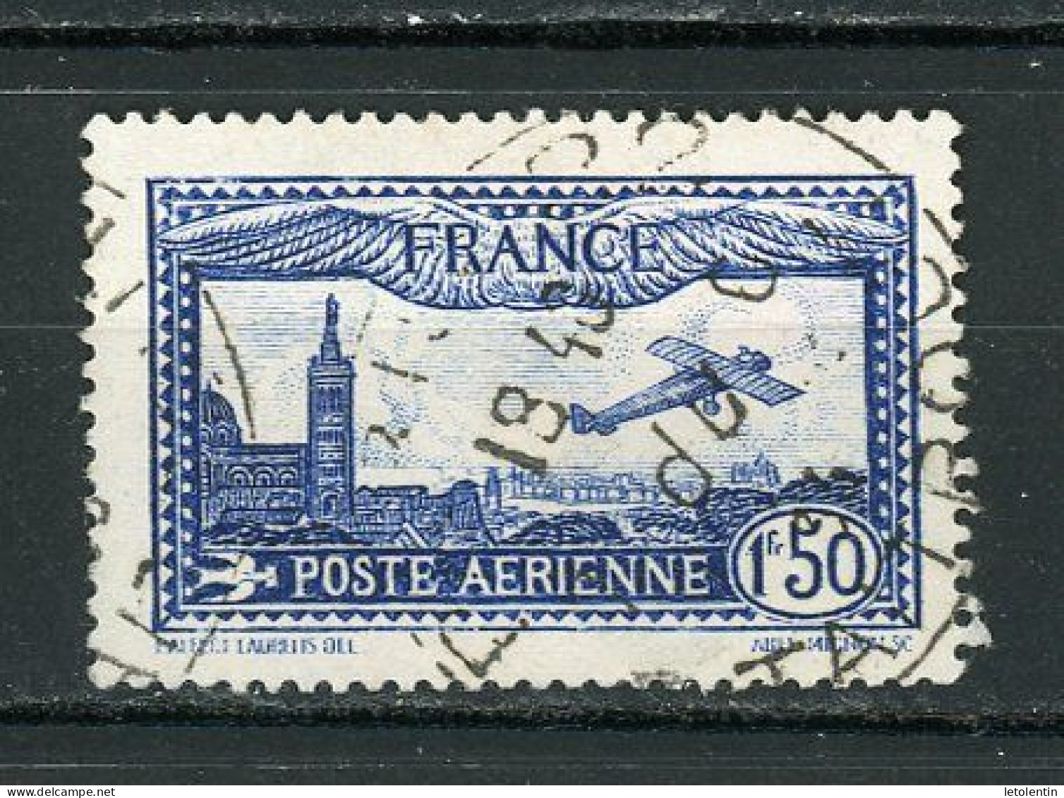 FRANCE - POSTE AERIENNE - N° Yvert 6 Obli. Ronde - 1927-1959 Oblitérés