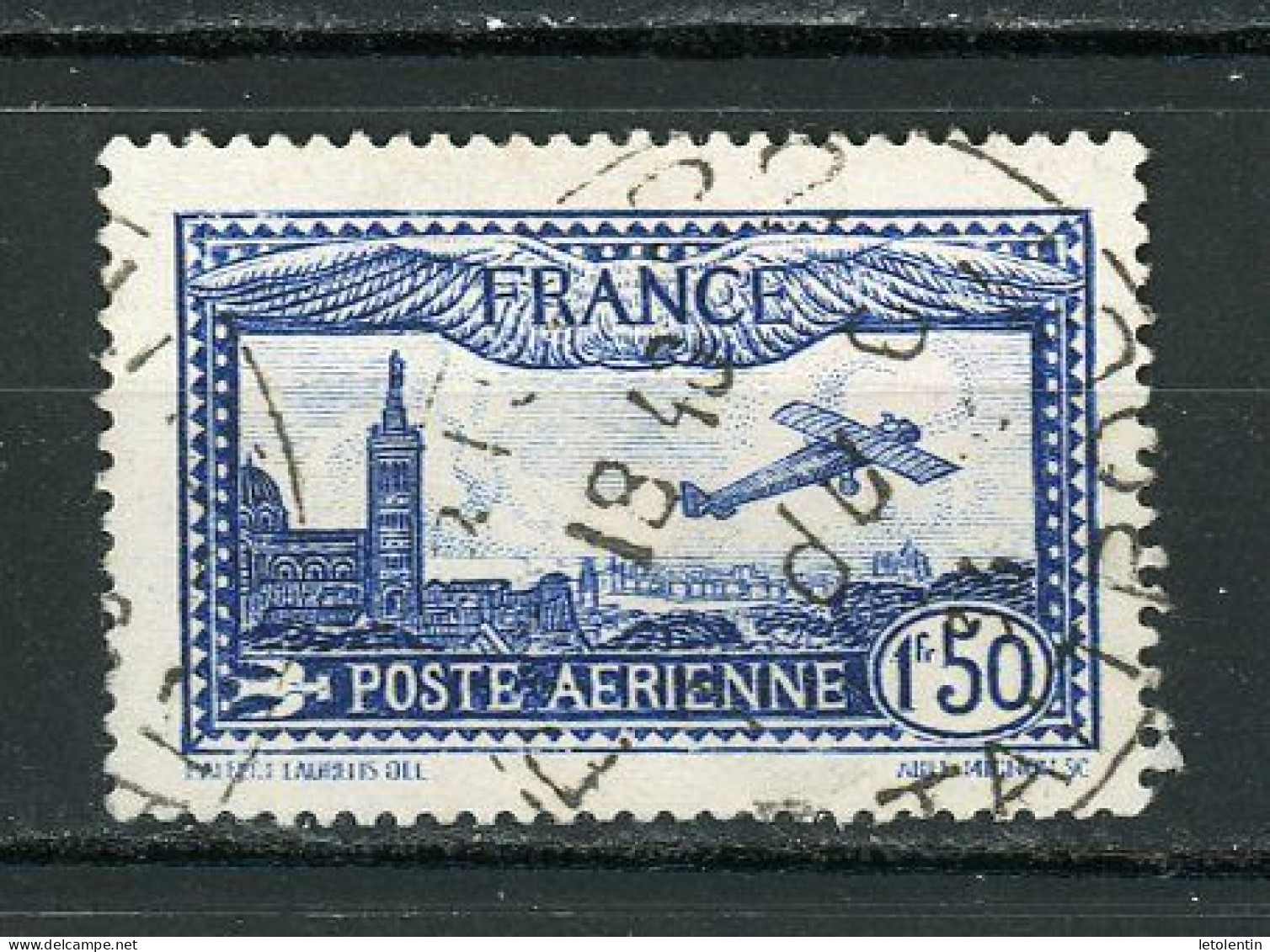 FRANCE - POSTE AERIENNE - N° Yvert 6 Obli. Ronde - 1927-1959 Used