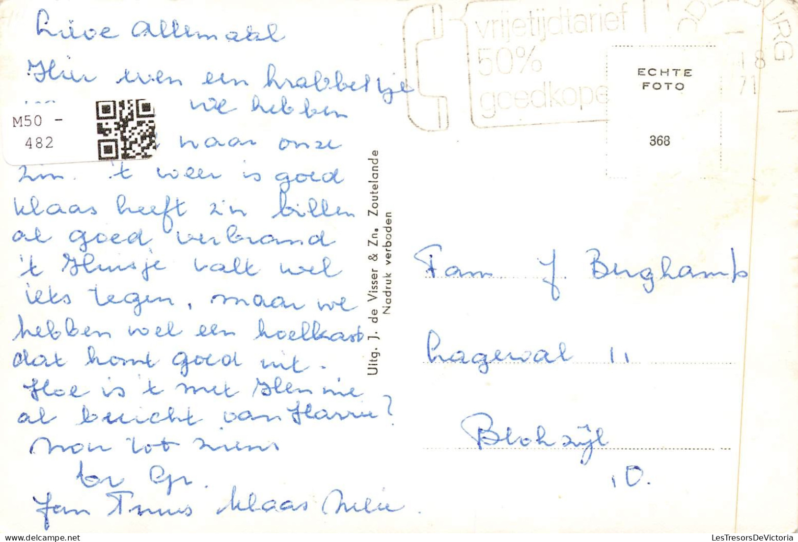 PAYS BAS - Zoutelande - Glooiing - Plage - Carte Postale - Zoutelande