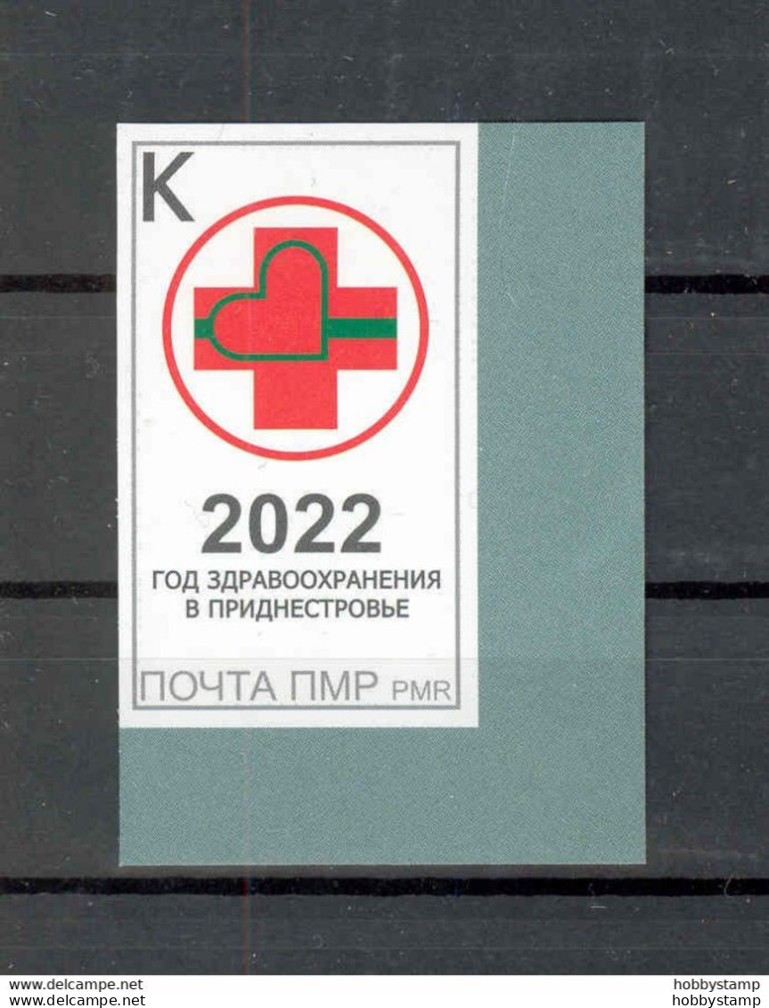 Label Transnistria 2023 Year Of Healthcare In Transnistria Medicine 1v**MNH Imperforated - Fantasy Labels