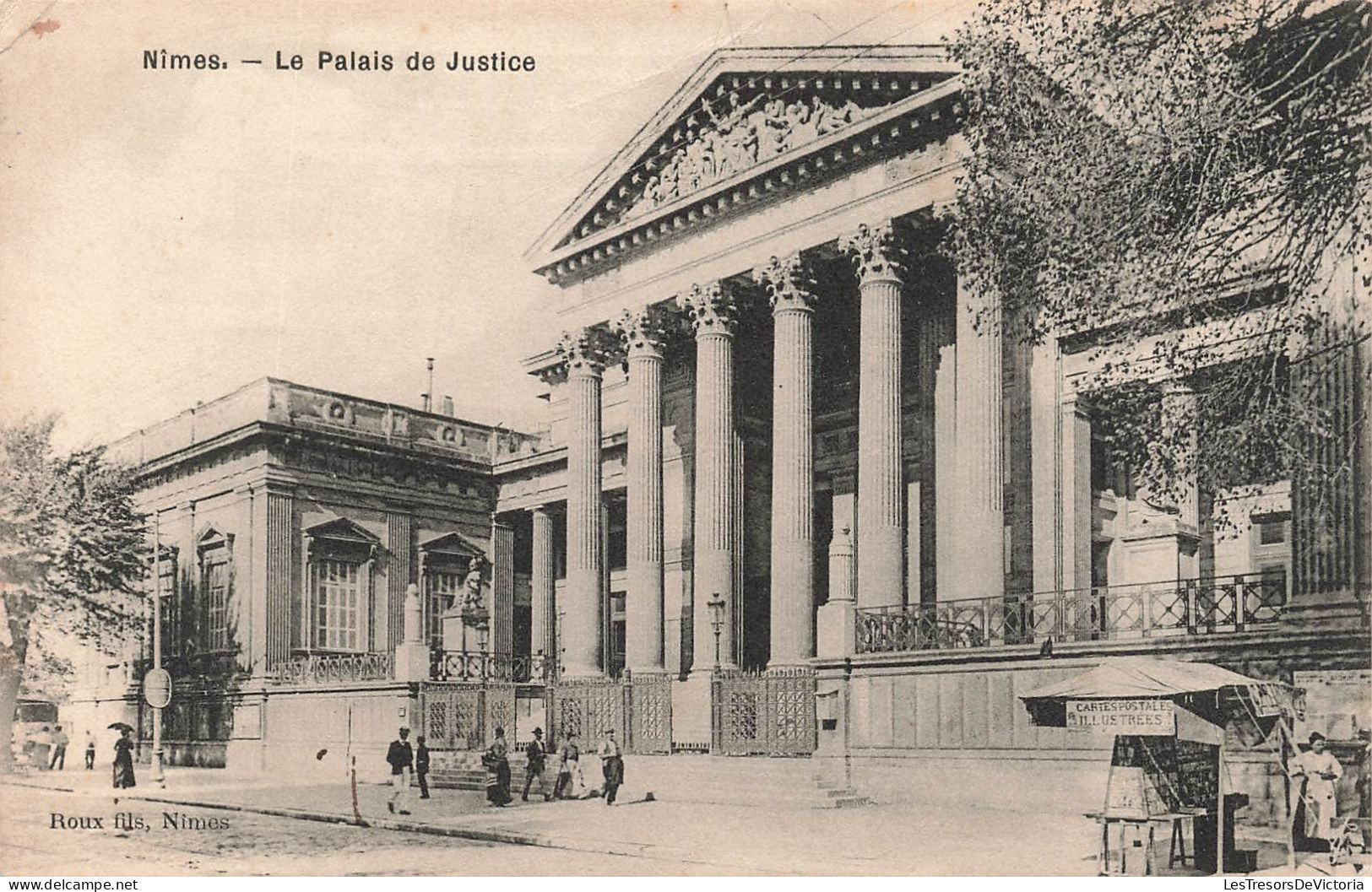 FRANCE - Nîmes - Le Palais De Justice - Carte Postale Ancienne - Nîmes