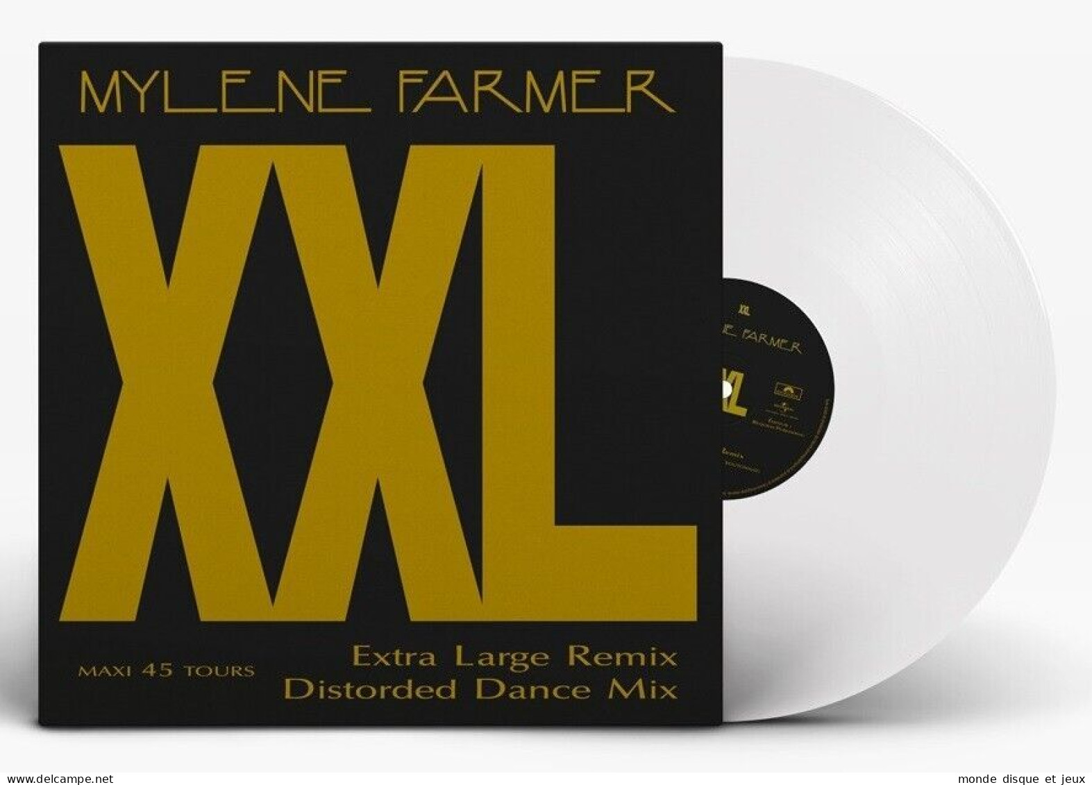 Mylene Farmer Maxi 45Tours Vinyle XXL Exclusivité Couleur Blanc - 45 Rpm - Maxi-Singles