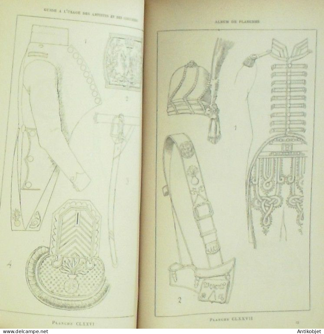 Guide à L'usage Des Artistes Et Costumiers H Malibran 1907 Rare - Moda
