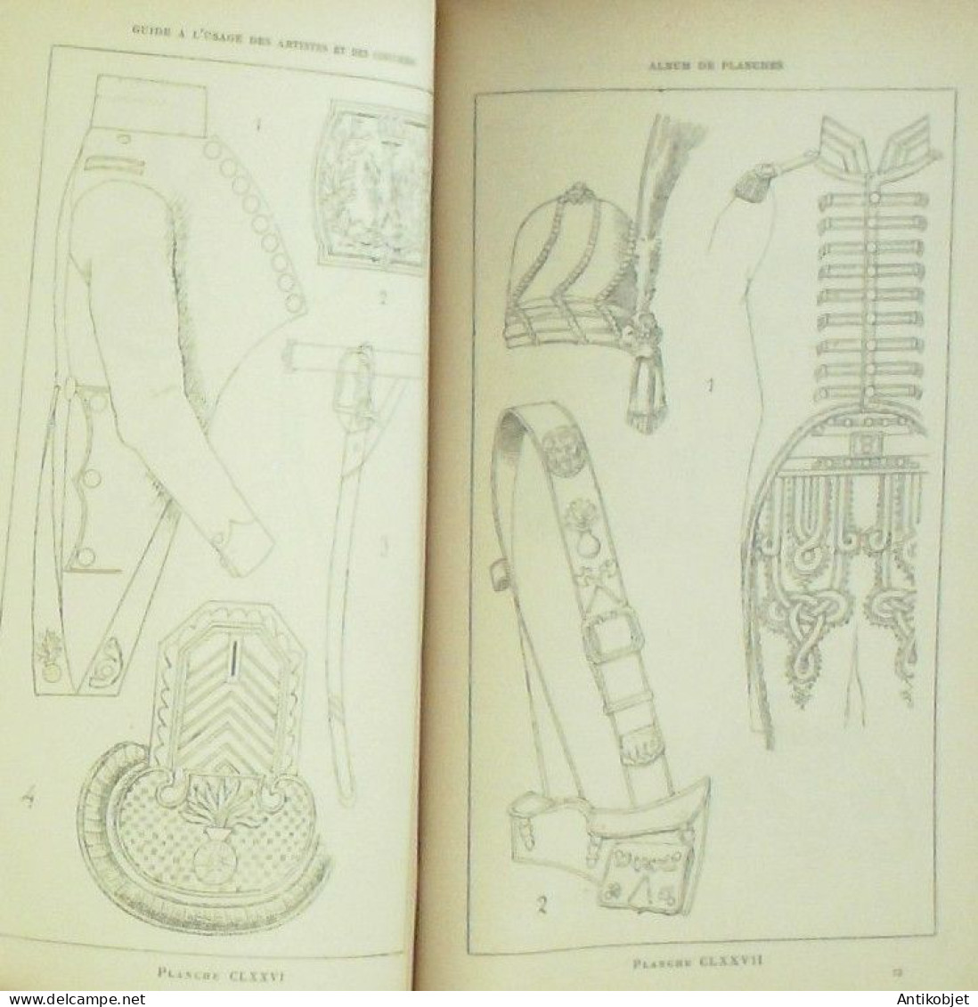 Guide à L'usage Des Artistes Et Costumiers H Malibran 1907 Rare - Mode