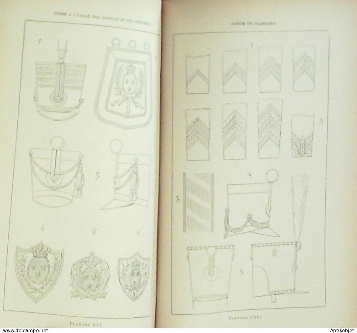 Guide à l'usage des artistes et costumiers H Malibran 1907 Rare