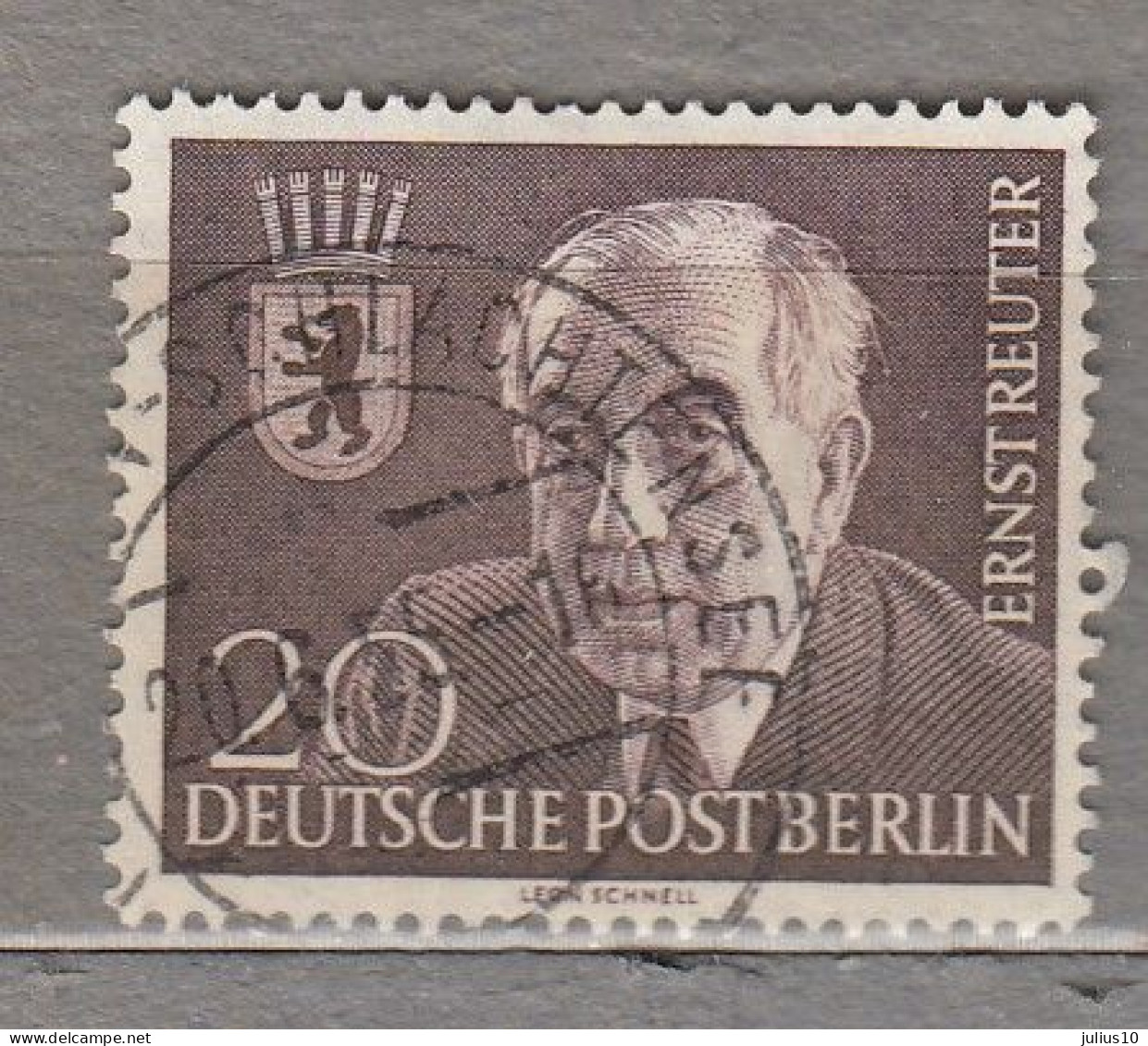 GERMANY BERLIN 1954 Used (o) Mi 115 #33973 - Used Stamps
