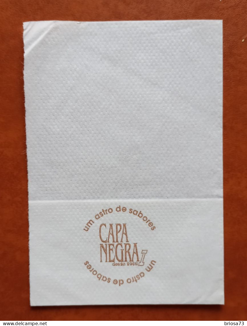 Serviette En Papier Restaurant Capa Negra. Portugal - Reclameservetten