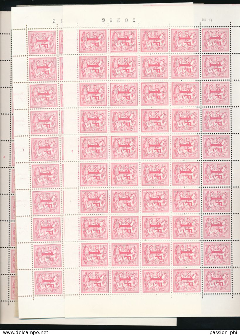 BELGIUM BELGIQUE COB F1027BP3  MNH POSTFRIS SANS CHARNIERE - 1951-1975 León Heráldico