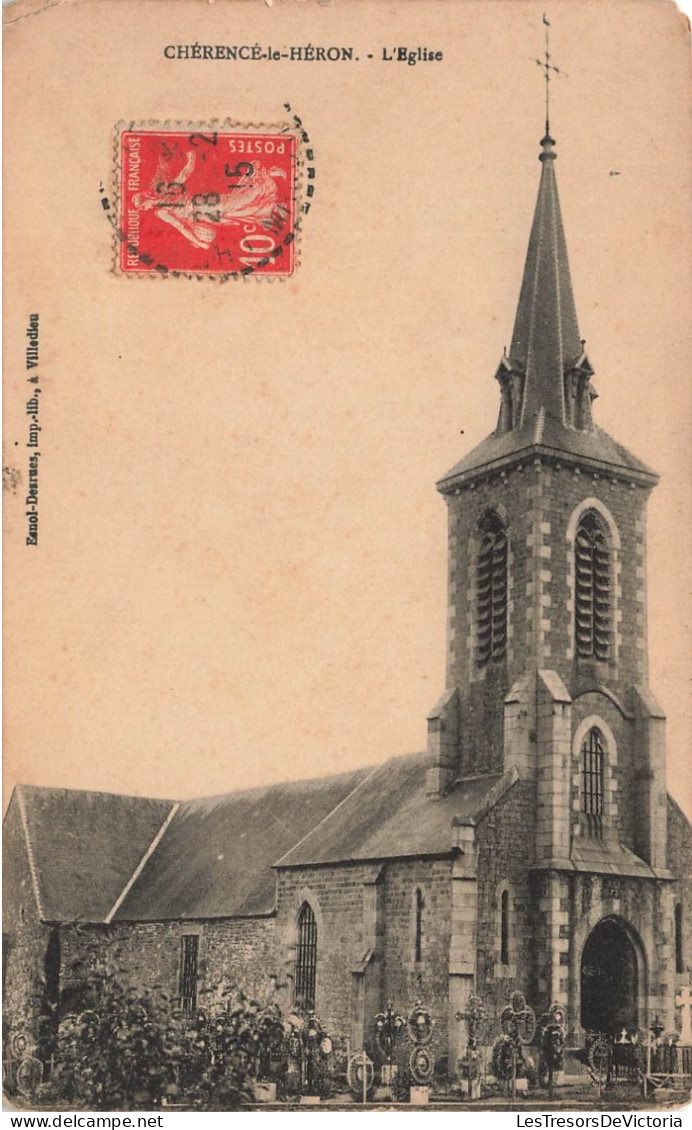 FRANCE - Chérencé Le Héron - L'église - Carte Postale Ancienne - Other & Unclassified