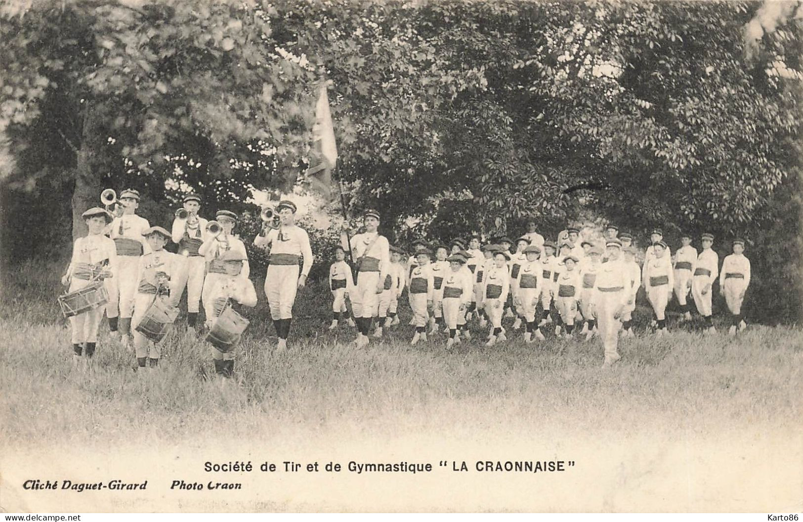 Craon * La Société De Tir Et De Gymnastique La Craonnaise * Groupe D'enfants - Craon