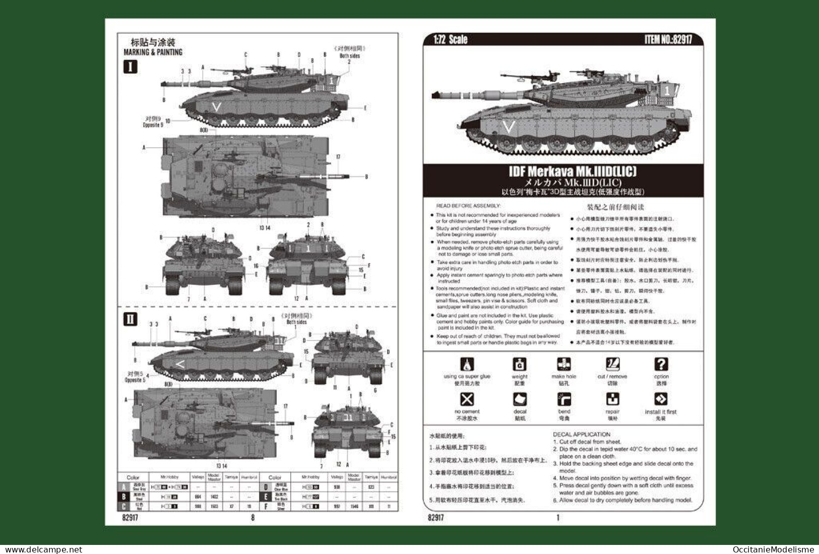 HobbyBoss - Char Russe Russian KV Big Turret Tank Maquette Kit Plastique Réf. 82917 Neuf NBO 1/72 - Veicoli Militari