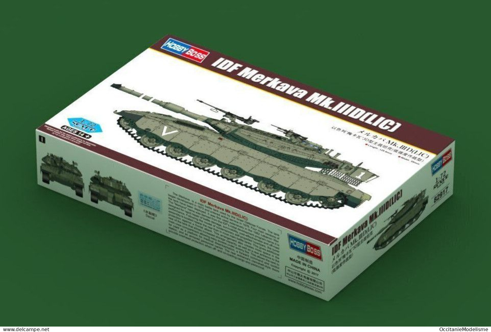 HobbyBoss - Char Russe Russian KV Big Turret Tank Maquette Kit Plastique Réf. 82917 Neuf NBO 1/72 - Véhicules Militaires