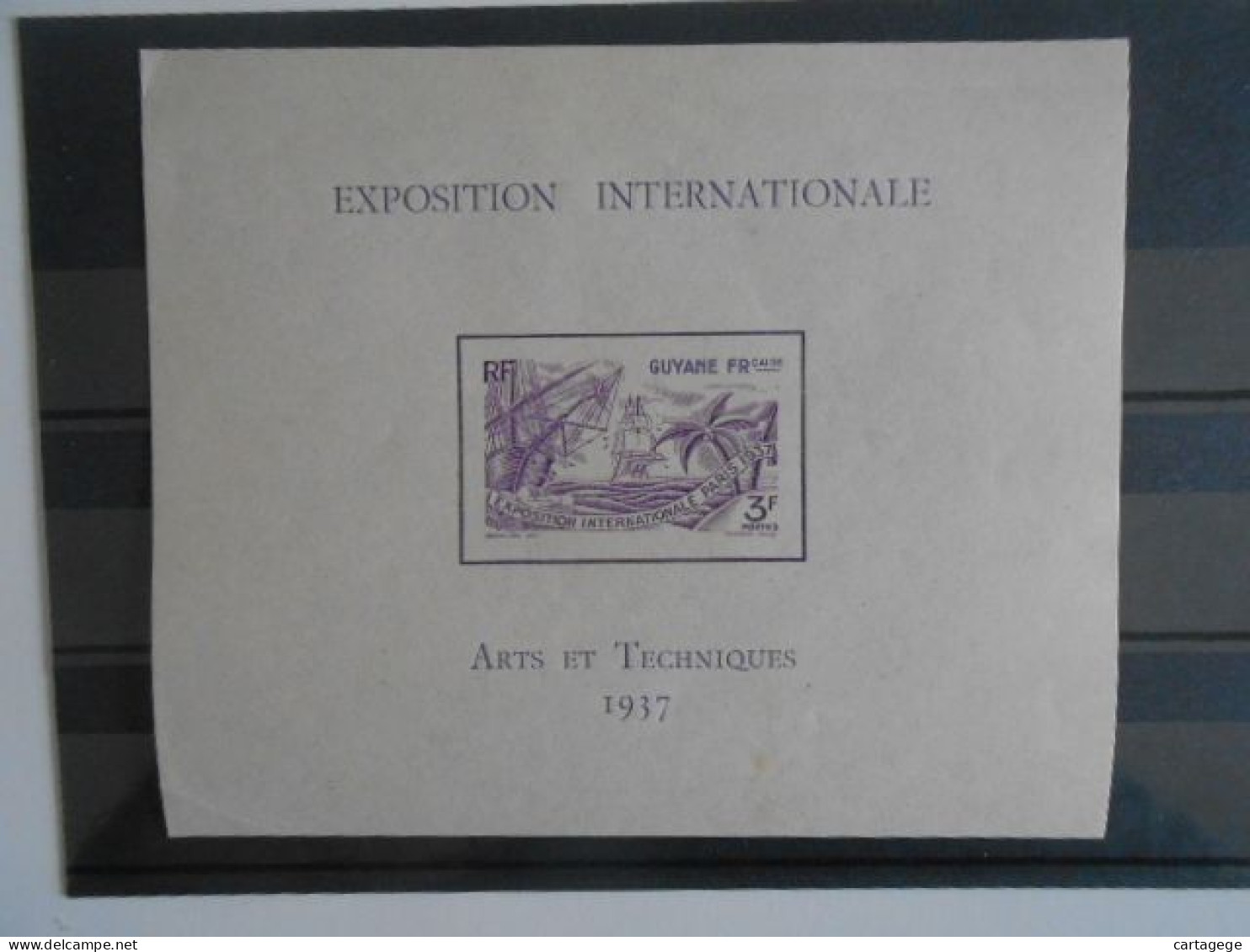 GUYANE YT BF 1 EXPOSITION INTERNATIONALE DE 1937** - Neufs