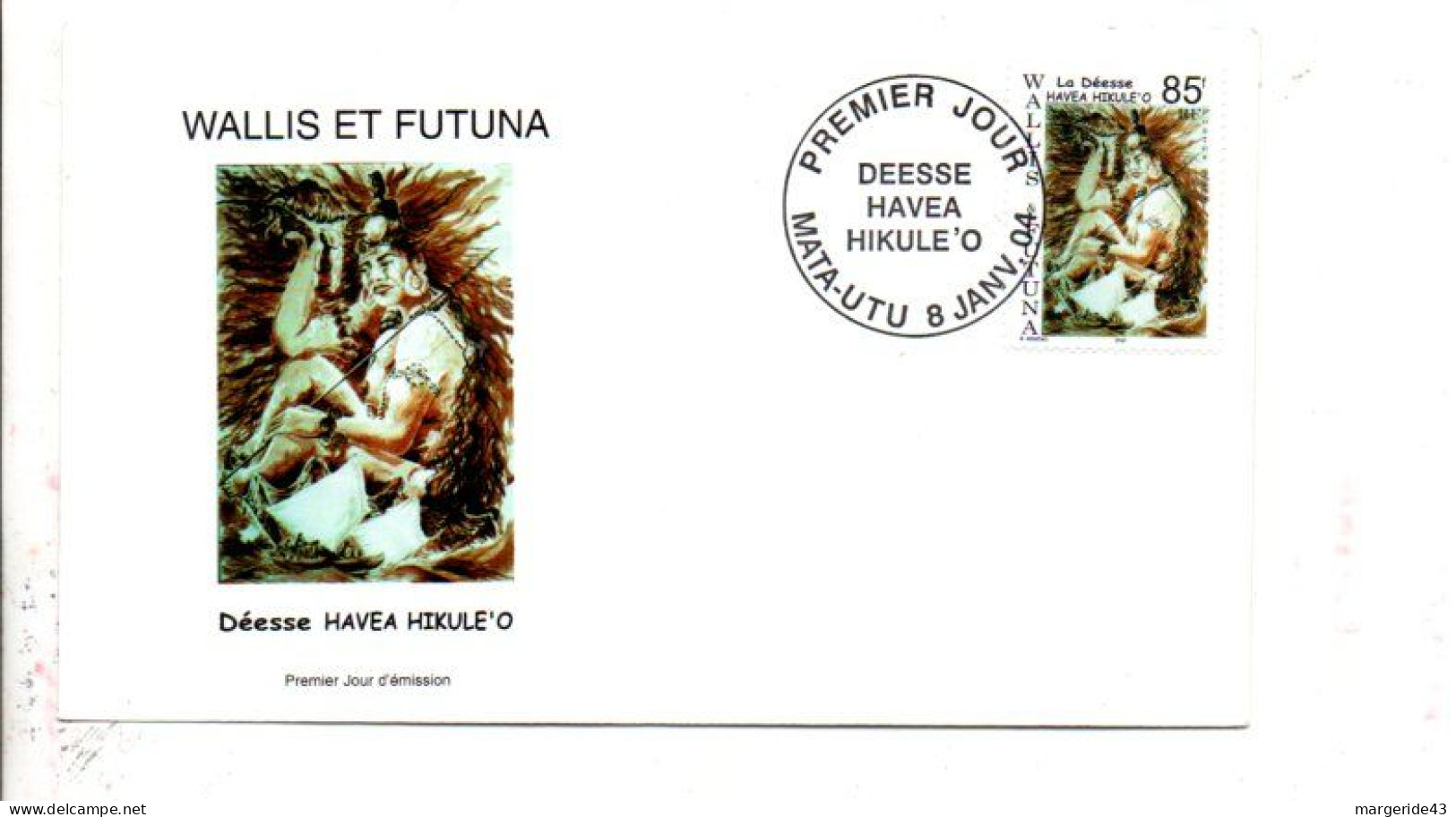 WALLIS ET FUTUNA FDC 2004 DEESSE HAEVA - FDC