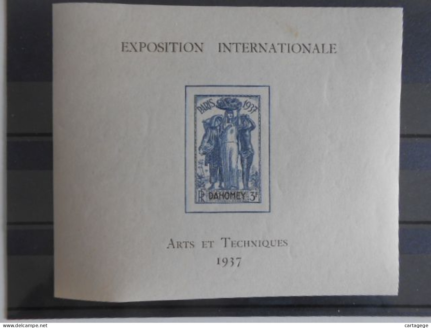 DAHOMEY YT BF 1 EXPOSITION INTERNATIONALE DE 1937* - Ungebraucht