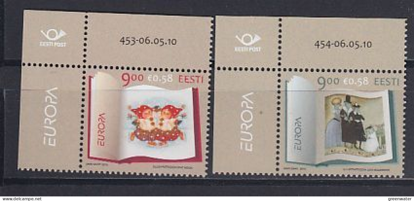 Europa Cept 2010 Estonia 2v ** Mnh (59423B) - 2010