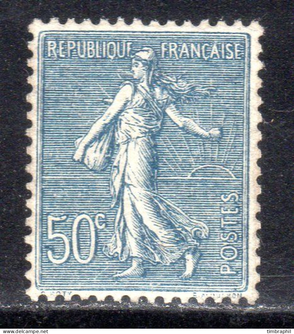 N° 161 (Semeuse TB Centrage) Neuf** TB: COTE= 135 € - 1903-60 Semeuse Lignée