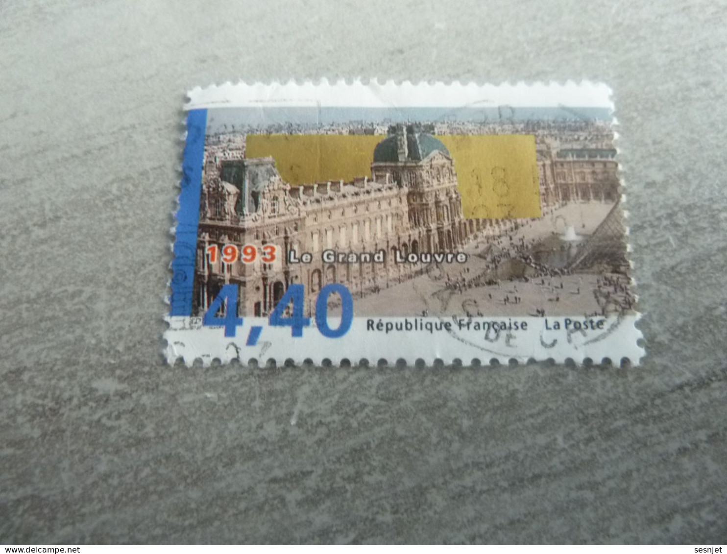 Bicentenaire Création Du Musée Du Louvre - 4f.40 - Yt 2852 - Multicolore Et Or - Oblitéré - Année 1993 - - Oblitérés