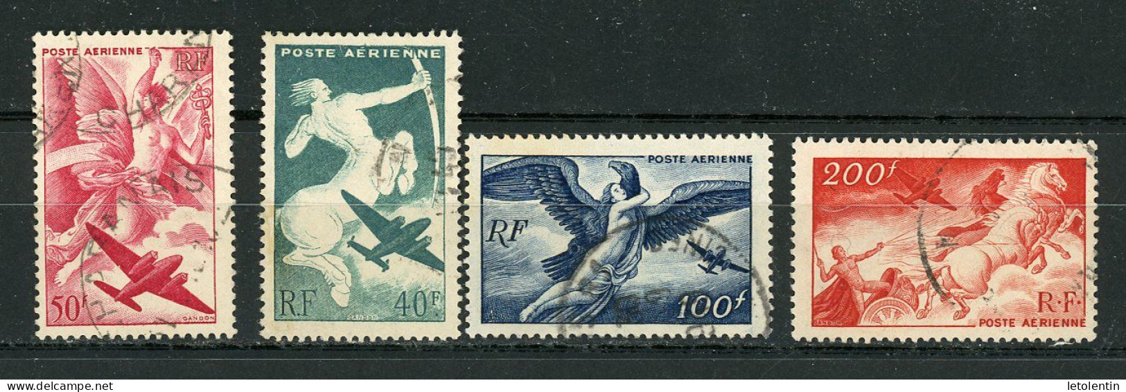 FRANCE -  MYTHOLOGIE - N° Yvert PA 16/19 Obli. - 1927-1959 Used