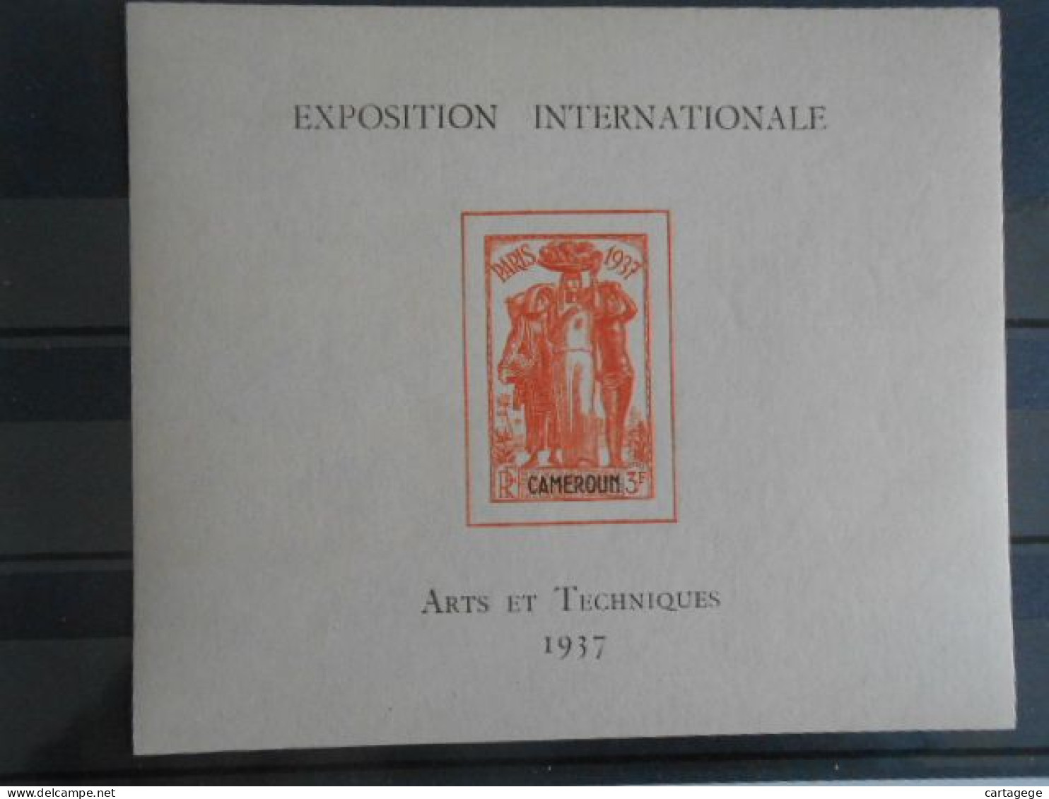 CAMEROUN YT BF 1 EXPOSITION INTERNATIONALE DE 1937* - Nuovi