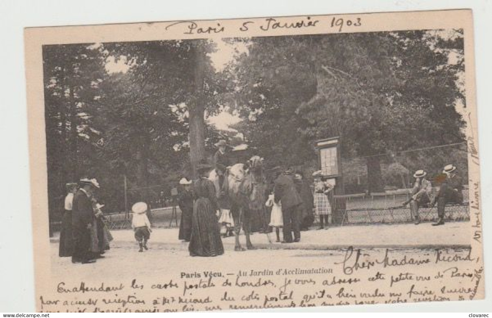 PARIS Vécu  "Au Jardin D'Acclimatation" - Petits Métiers à Paris