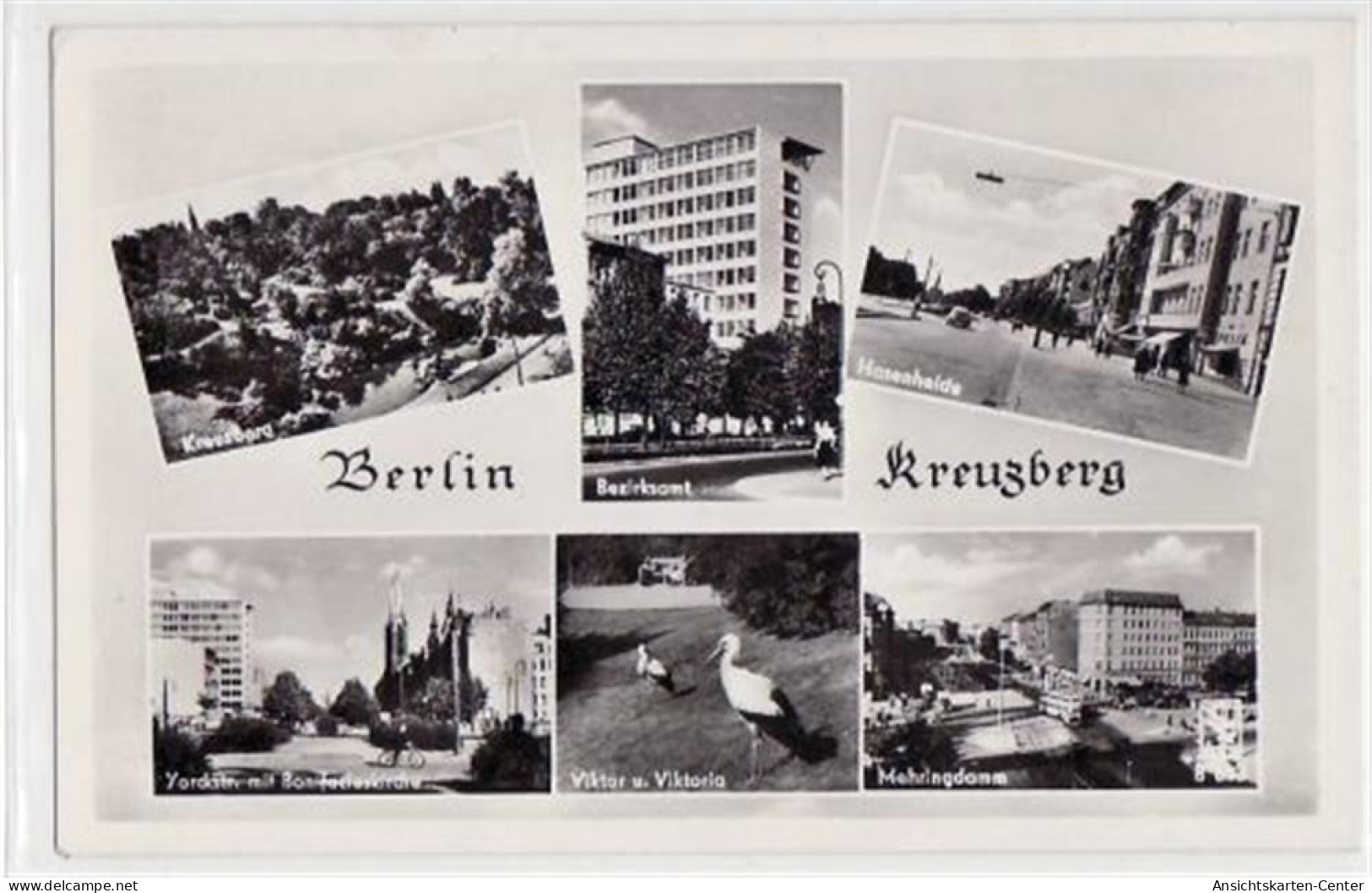 39043401 - Berlin Kreuzberg Mit 6 Abbildungen Gelaufen Von 1958. Gute Erhaltung. - Kreuzberg