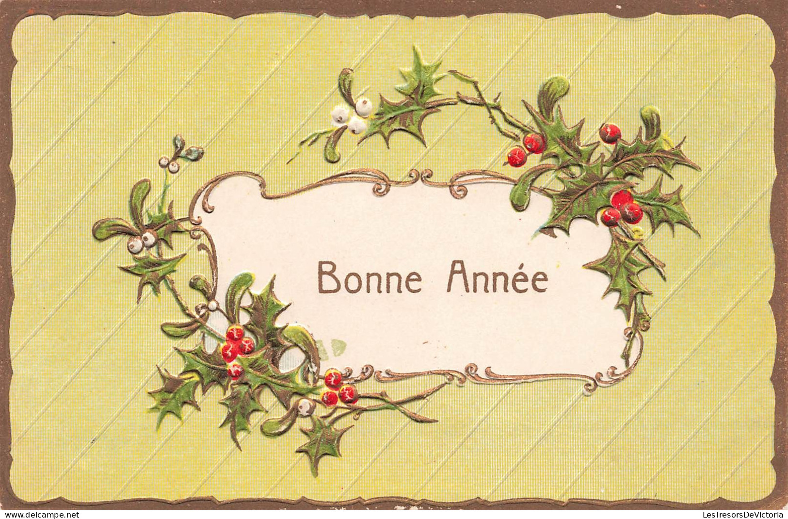 FETES - VOEUX - Bonne Année - Fantaisie - Carte Postale Ancienne - Andere & Zonder Classificatie