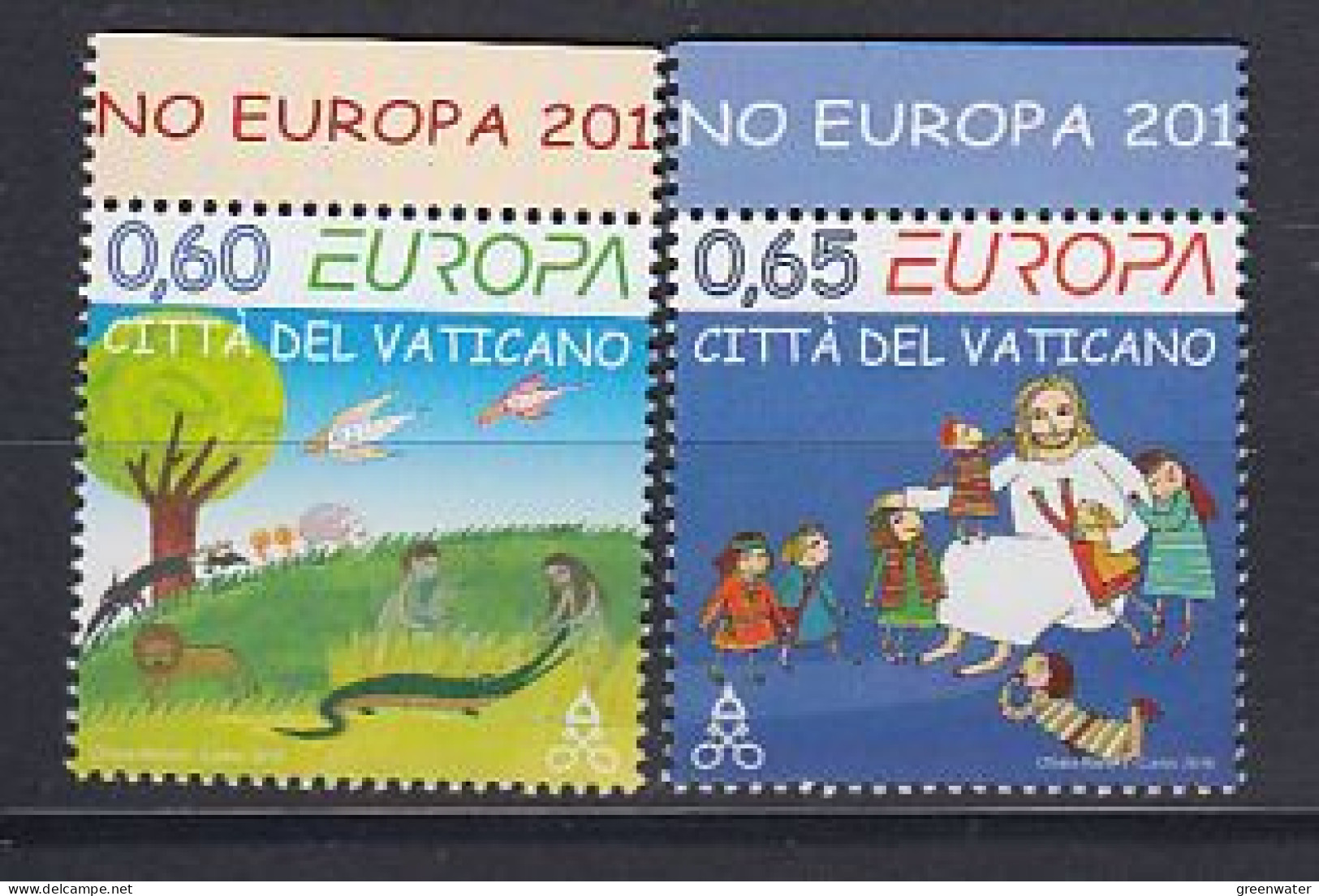 Europa Cept 2010 Vatican City 2v ** Mnh (59425) - 2010