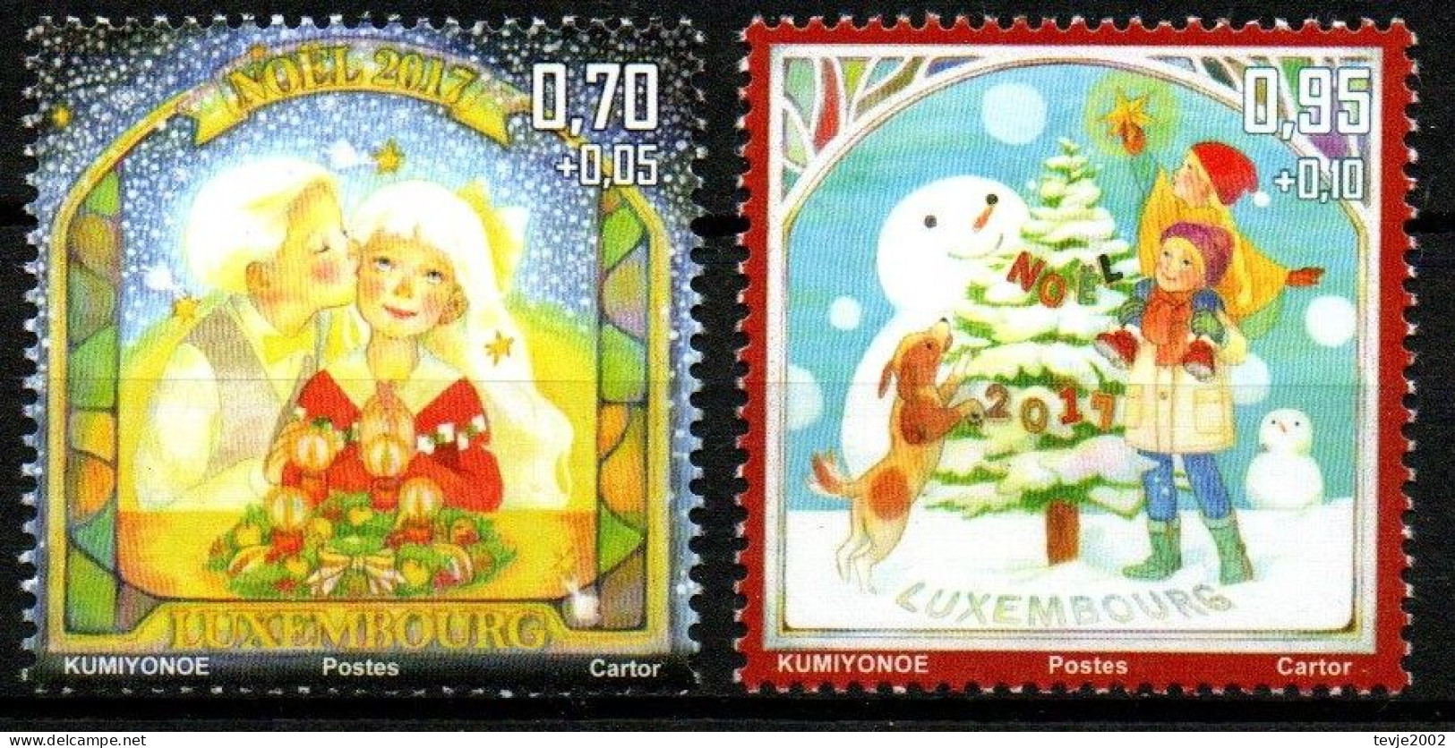 Luxemburg 2017 - Mi.Nr. 2141 - 2142 - Postfrisch MNH - Weihnachten Christmas Noel - 1993-.. Jean