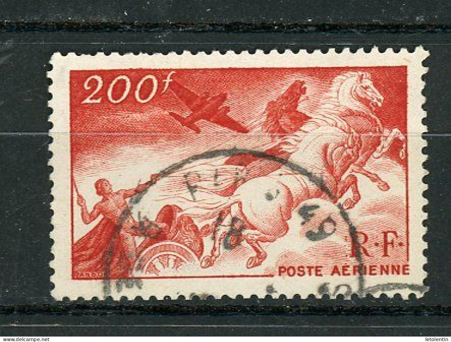 FRANCE -  MYTHOLOGIE - N° Yvert PA 19 Obli. Ronde - 1927-1959 Matasellados