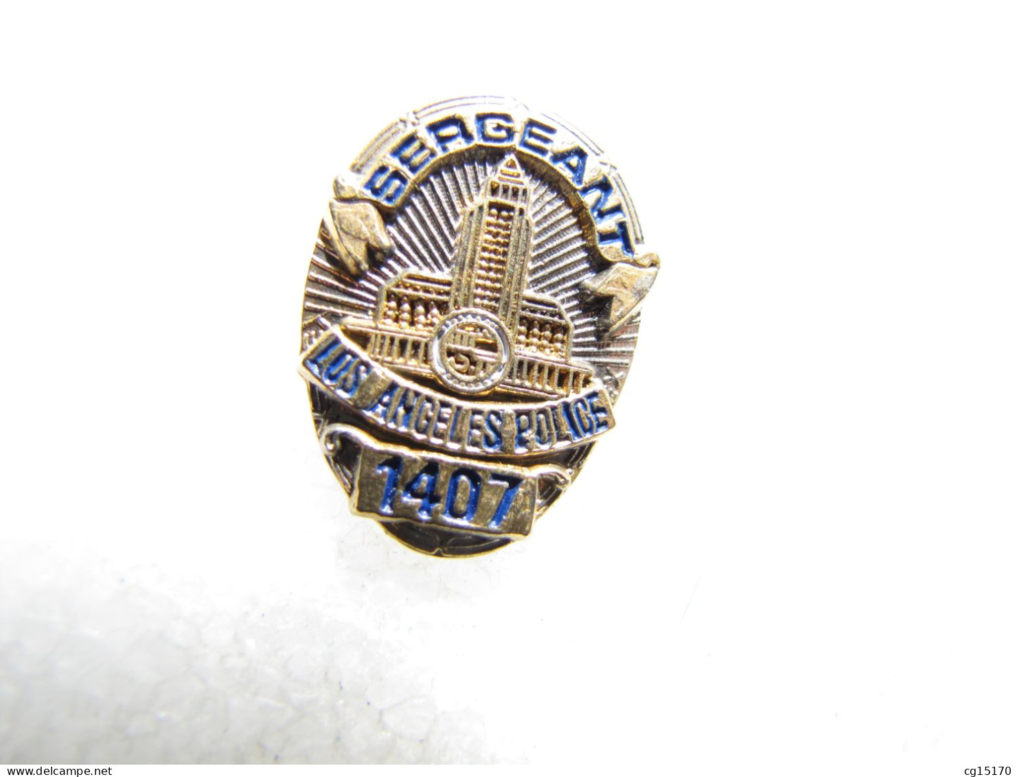 PIN'S    LOS ANGELES  POLICE  SERGEANT - Policia