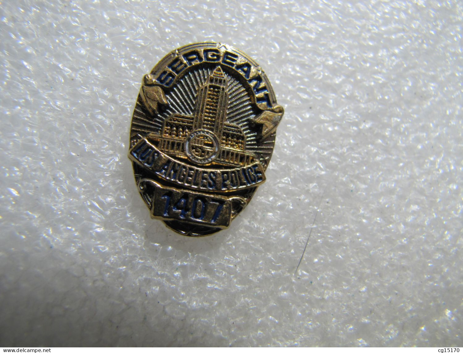 PIN'S    LOS ANGELES  POLICE  SERGEANT - Policia