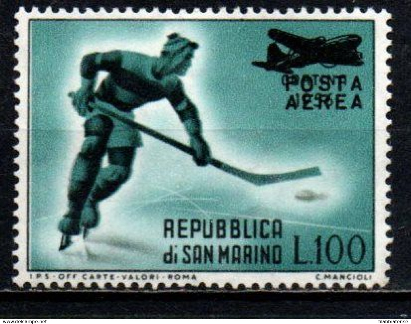 1956 - San Marino PA 117 Posta Aerea   ++++++ - Unused Stamps