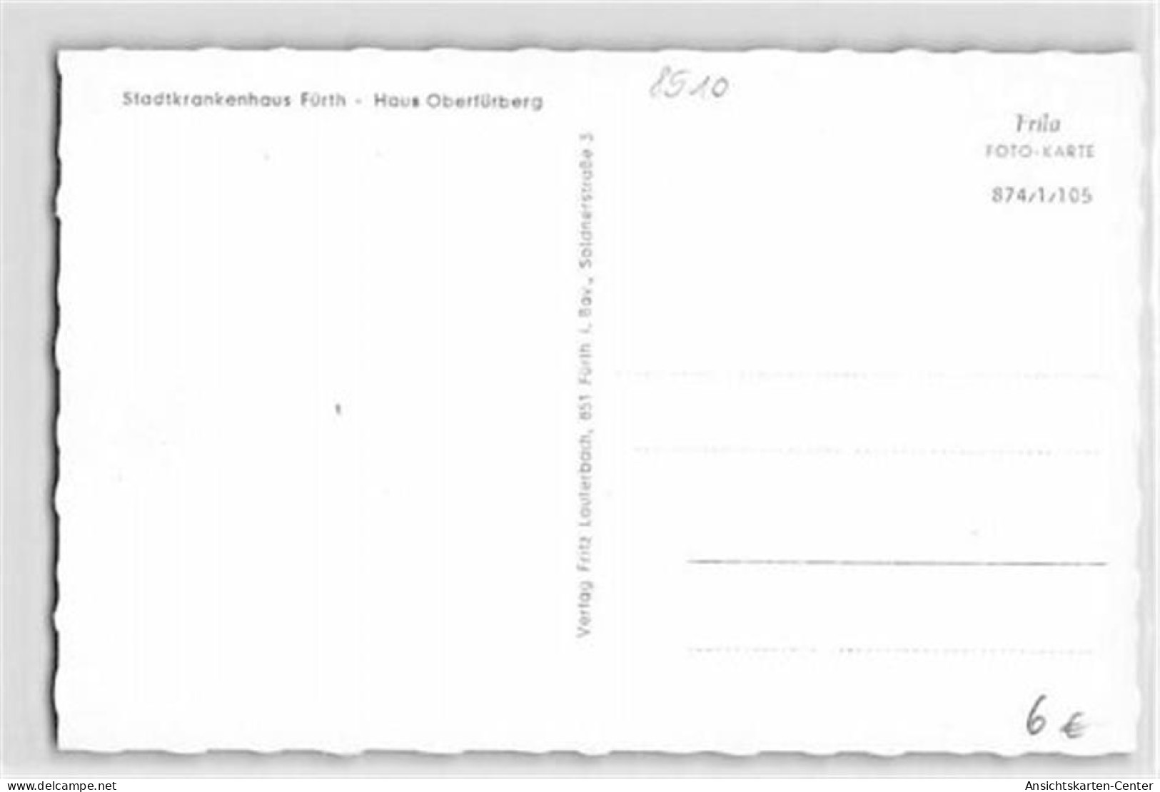 39118501 - Fuerth. Haus Oberfuerberg Ungelaufen  Gute Erhaltung. - Fuerth