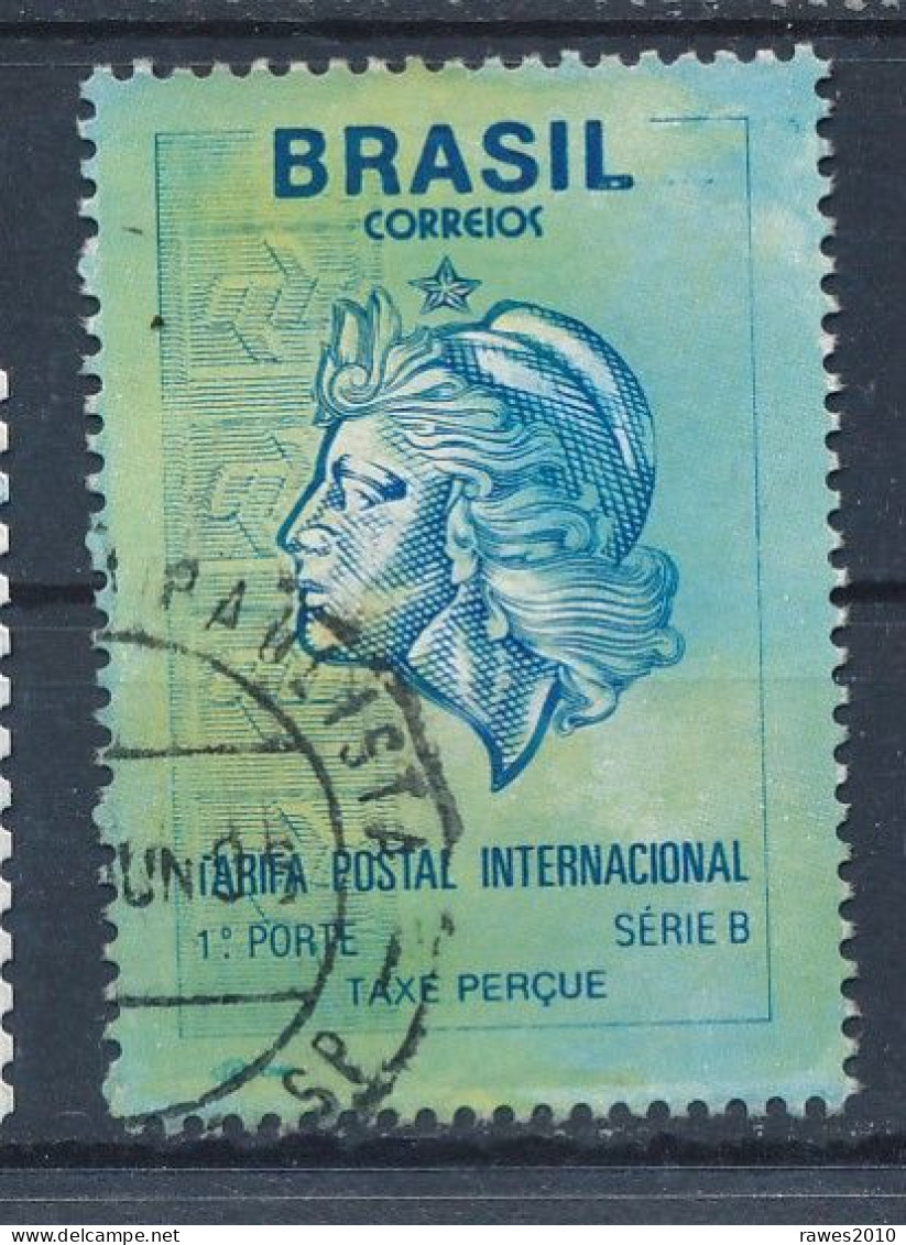 Brasilien Postal International Serie B Gest. Frauenkopf - Oblitérés