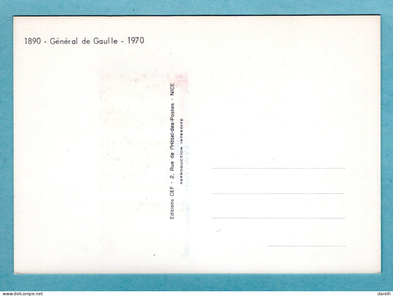 Carte Maximum Andorre 1972 - Hommage Au Général De Gaulle YT 225A - Andorre La Vieille - Maximumkarten (MC)