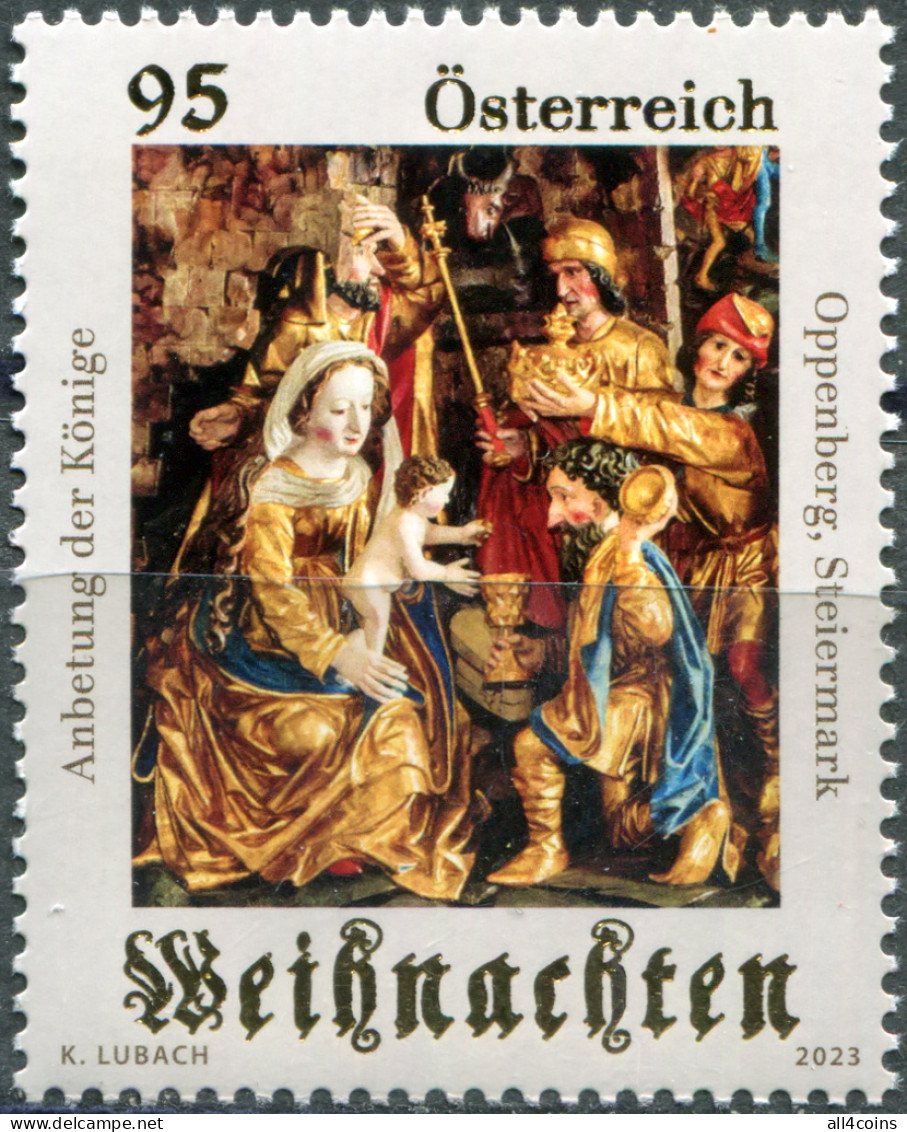 Austria 2023. "Adoration Of The Kings", Parish Church Oppenberg (MNH OG) Stamp - Ongebruikt
