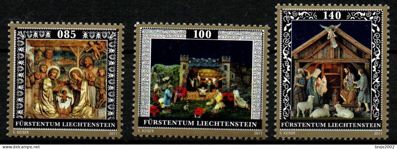 Liechtenstein 2011 - Mi.Nr. 1614 - 1616 - Postfrisch MNH - Weihnachten Christmas Noel - Ungebraucht