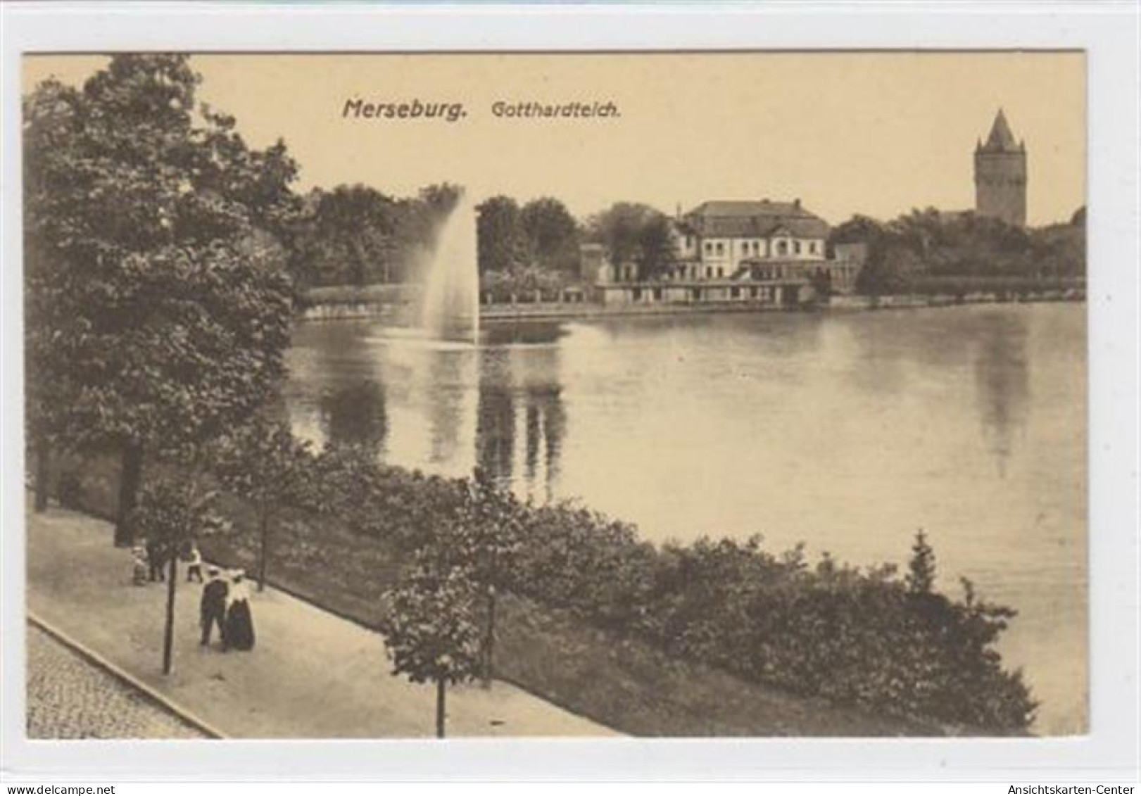 39041501 - Gotthardteich In Merseburg. Karte Beschrieben Top Erhaltung. - Merseburg