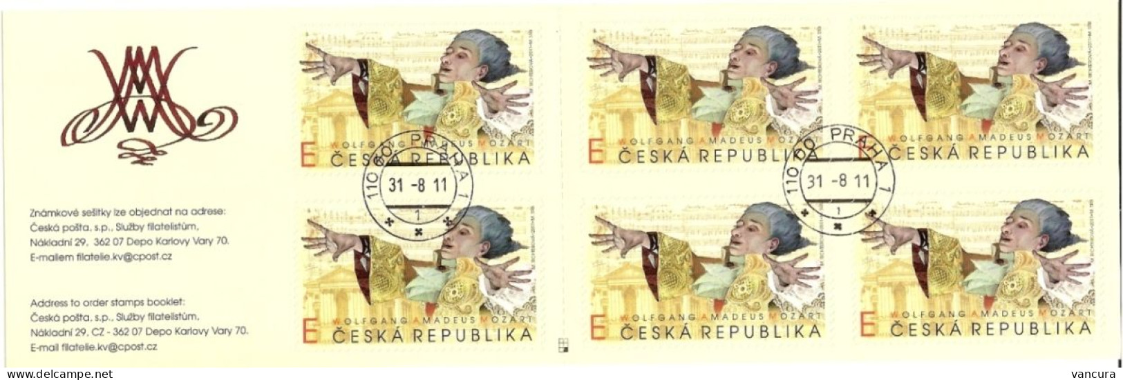 Booklet 695 Czech Republic Mozart Anniversary 2011 - Muziek