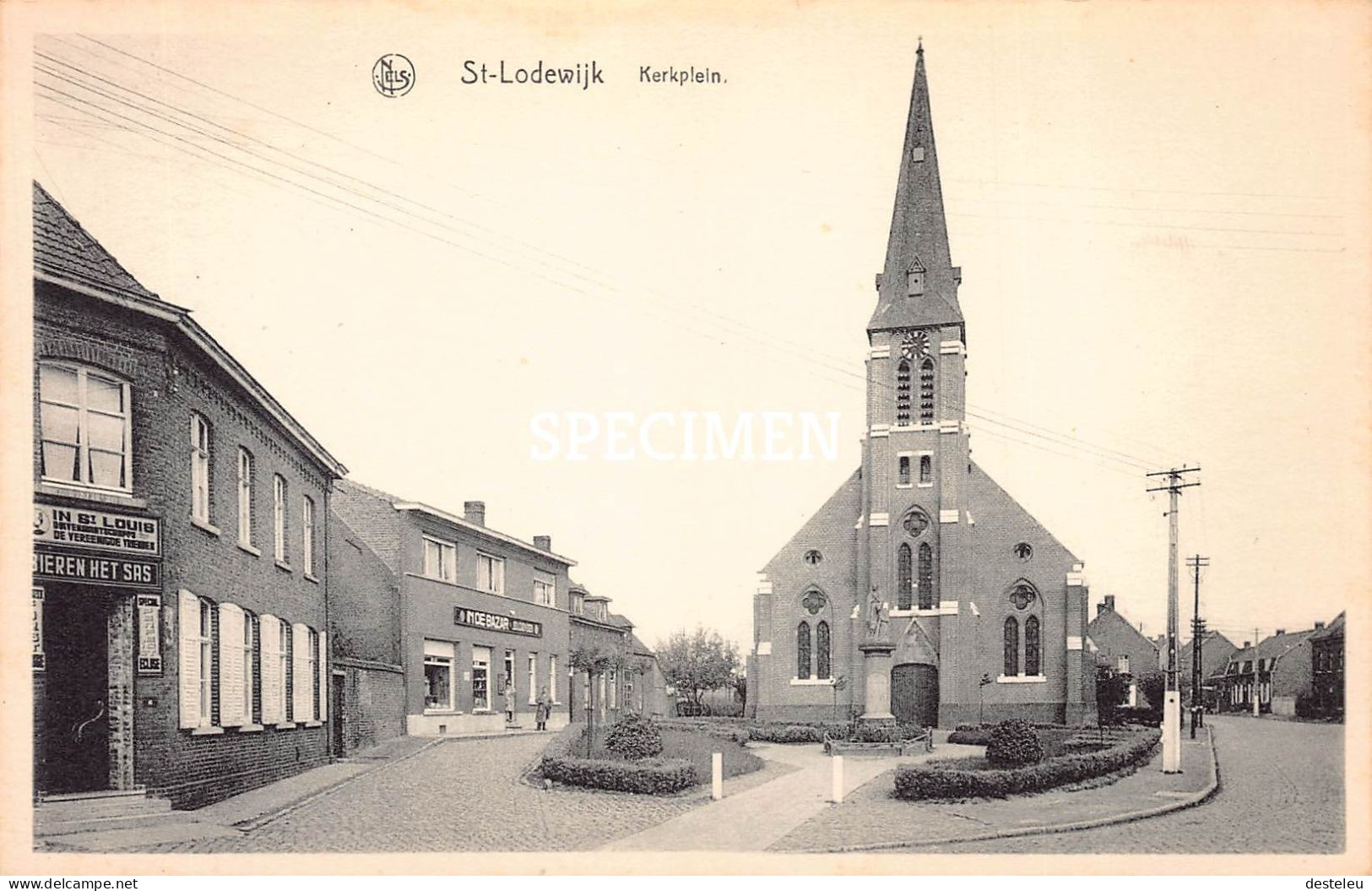 Kerkplein St-Lodewijk - Deerlijk