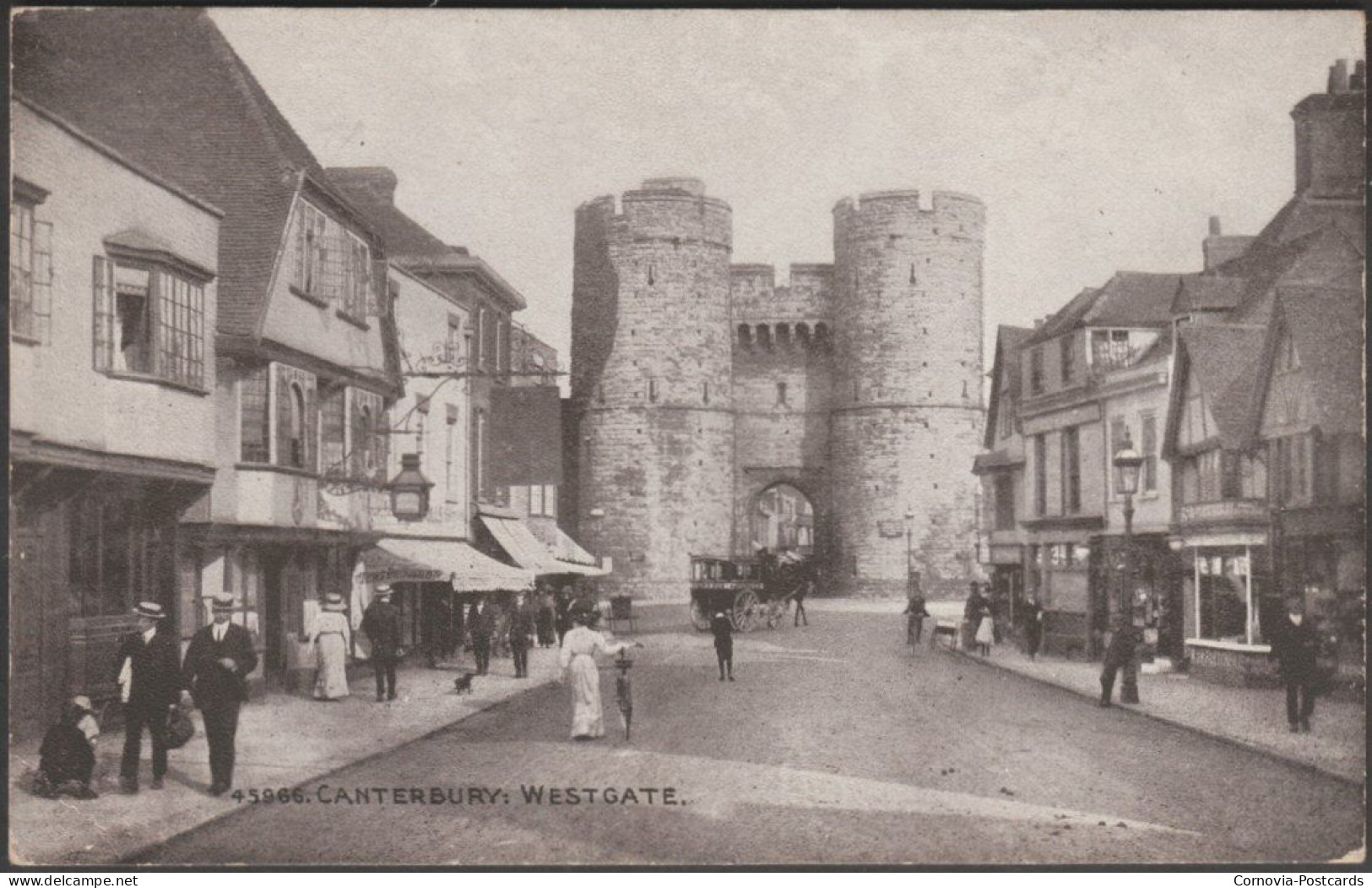 Westgate, Canterbury, Kent, C.1910s - Photochrom Postcard - Canterbury