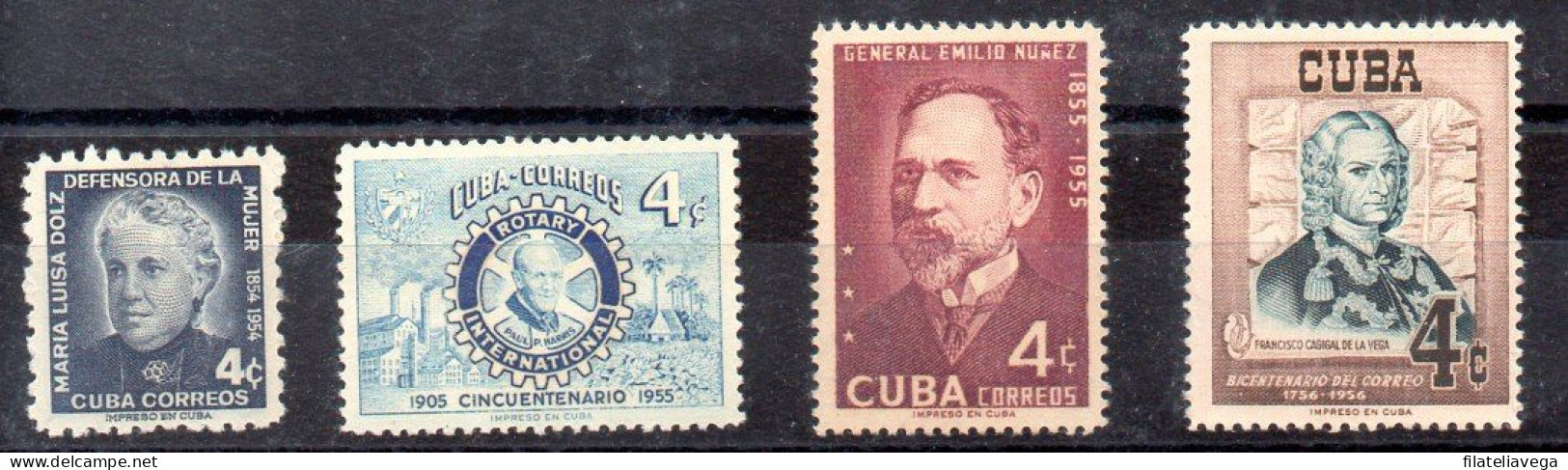 Cuba Series Nº Yvert 415 + 419 + 433 + 434 ** - Ungebraucht
